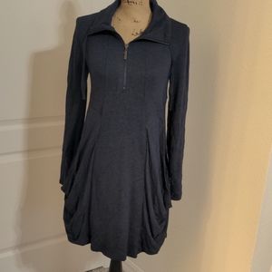 NWOT Kensie Draped A-line French-Terry Dress